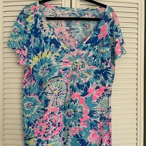 Lilly Pulitzer, short sleeve, Meredith top